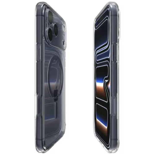 iPhone 17 Pro Max Spigen Ultra Hybrid Mag Magsafe tok, átlátszó/mé-8800337242409 5 kép