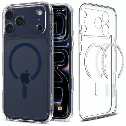 iPhone 17 Pro Max Spigen Ultra Hybrid Mag Magsafe tok, átlátszó/mé-8800337242409 8 kép