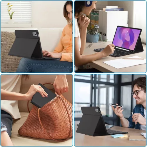 Lenovo IdeaTab Plus 12.1 tok Tech-Protect SC Pen + Keyboard fekete  TE-5906302335619 9 kép