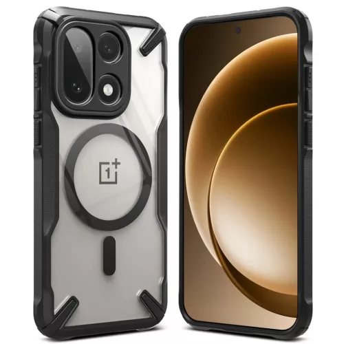 OnePlus 15 Ringke Fusion X Magnetic Magsafe fekete tok-8800328814288 2 kép