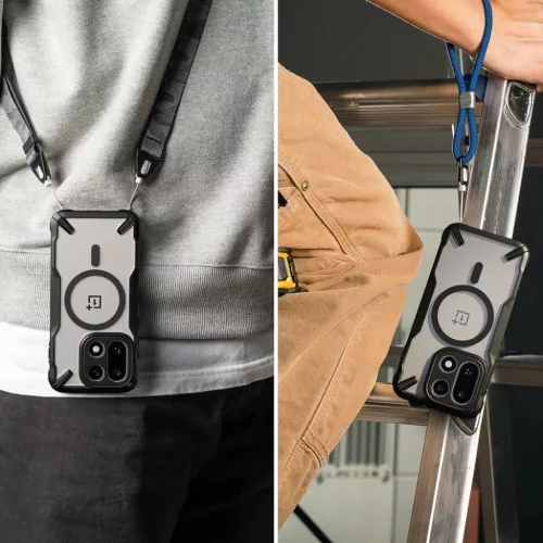 OnePlus 15 Ringke Fusion X Magnetic Magsafe fekete tok-8800328814288 8 kép