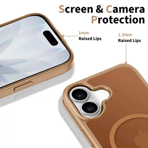 iPhone 17 Tech-protect Basicmag Magsafe tok Barna-5906302352609 4 kép