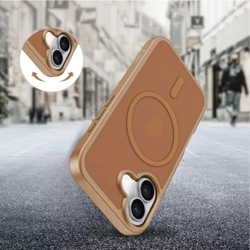 iPhone 17 Tech-protect Basicmag Magsafe tok Barna-5906302352609 6 kép
