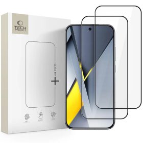   Xiaomi Poco F8 Pro Tech-Protect Glass Fit+ 2-pack fekete üvegfólia