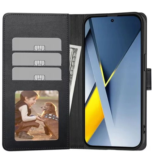 Xiaomi Poco F8 Ultra Tech-protect Wallet tok fekete-5906302352685 2 kép