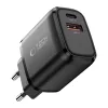 Tech-protect Nca45w-gan 2-port Hálózati Töltő Pd 45w / Qc3.0 Feket-5906302335992 2 kép