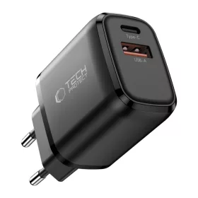 Tech-protect Nca45w-gan 2-port Hálózati Töltő Pd 45w / Qc3.0 Feket-5906302335992 2 kép