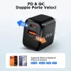 Tech-protect Nca45w-gan 2-port Hálózati Töltő Pd 45w / Qc3.0 Feket-5906302335992 7 kép