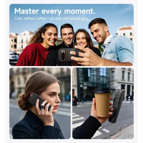 Google Pixel 10 Pro XL SURITCH forgatható gyűrűs tok, kamera védő-6977140252436 5 kép