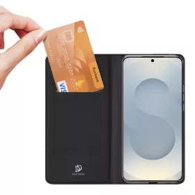 DUX DUCIS SS S26 SKIN PRO Fekete fliptok-6978943383938 2 kép