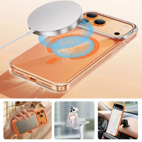 Tech-protect MMP-200 Mágneses MagSafe gyűrű Narancssárga-5906302352494 6 kép