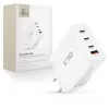 Tech-protect Nc140w-gan 4-port Hálózati Töltő Adapter Pd 140w / Qc3.0 Fehér