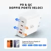 Tech-protect Nc140w-gan 4-port Hálózati Töltő Adapter Pd 140w / Qc-5906302335947 6 kép