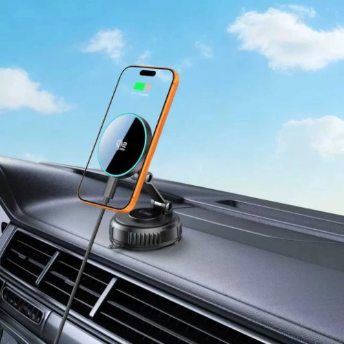 Tech-Protect MM25W-V8 Qi2.2 mágneses MagSafe autós tartó és vezet�-5906302352647 8 kép