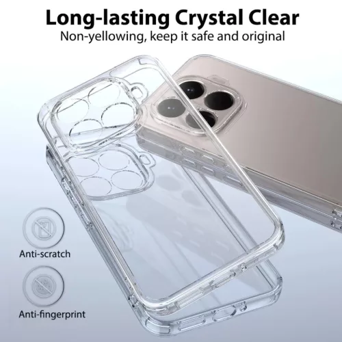 Xiaomi 15T Pro karcálló átlátszó akril TPU tok- 3 kép