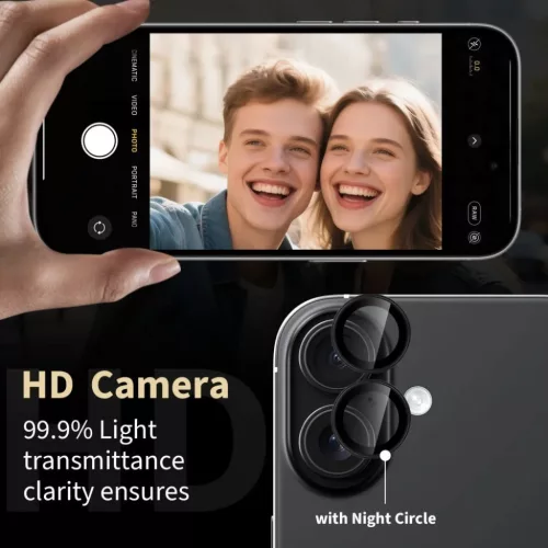 Xiaomi Redmi Note 15 Pro 5G Tech Protect Camring Fit+ kameravédő fek-5906302352845 3 kép