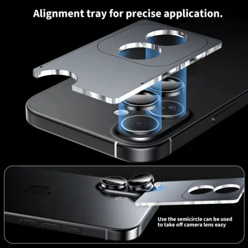 Xiaomi Redmi Note 15 Pro 5G Tech Protect Camring Fit+ kameravédő fek-5906302352845 5 kép