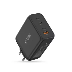 Tech-protect Nc200w-gan 4-port Hálózati Töltő Pd 200w / Qc3.0 Feke-5906302352340 2 kép