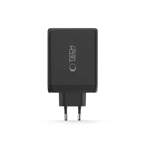 Tech-protect Nc200w-gan 4-port Hálózati Töltő Pd 200w / Qc3.0 Feke-5906302352340 3 kép