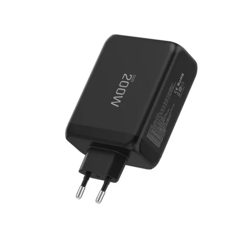 Tech-protect Nc200w-gan 4-port Hálózati Töltő Pd 200w / Qc3.0 Feke-5906302352340 4 kép