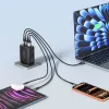 Tech-protect Nc200w-gan 4-port Hálózati Töltő Pd 200w / Qc3.0 Feke-5906302352340 7 kép