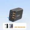 Tech-Protect NC240W-GAN 4-portos hálózati töltő PD 240W / QC3.0 Fe-5906302352364 6 kép