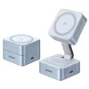 UGREEN W752 2in1 vezeték nélküli töltő állomás, 35W, 3A, 1 x USB-C, kék