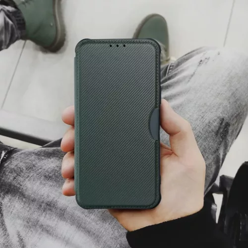 iPhone 17 Pro Max tok RAZOR Book tok sötétzöld-5903396402661 6 kép