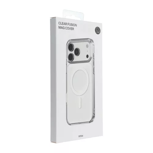 iPhone 17 Pro átlátszó fúziós mágneses tok fehér-5903396431395 5 kép