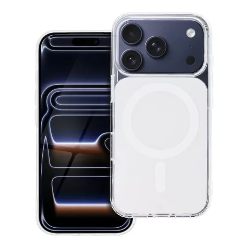 iPhone 17 Pro átlátszó fúziós mágneses tok fehér-5903396431395 6 kép