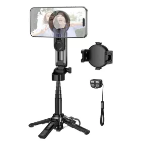   Hoco K27 PRO élőállvány mágneses és univerzális tartóval, távirányítóval fekete