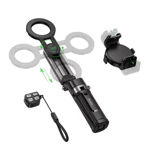 Hoco K27 PRO élőállvány mágneses és univerzális tartóval, táv-6942007668743 5 kép