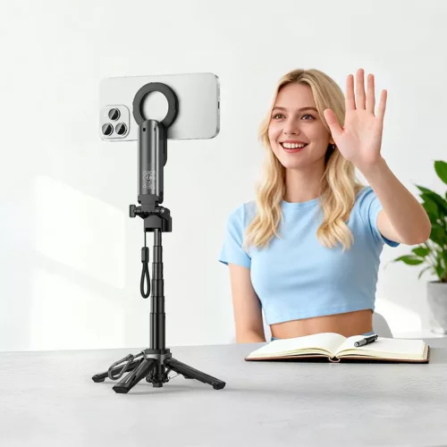Hoco K27 PRO élőállvány mágneses és univerzális tartóval, táv-6942007668743 8 kép