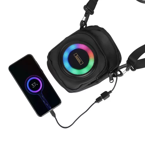 Hoco HC41 Bluetooth hangszóró 8W 3h válltáska formájú 1,5L feket-6942007667869 4 kép