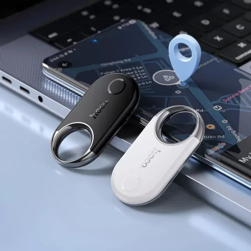 Google Find My Device kompatibilis nyomkövető Hoco E98A obszidián f-6942007667395 3 kép