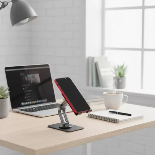 Asztali telefon/ tablet tartó Forcell F-Grip Fold Stand 2 360 szürke-5903396398520 6 kép