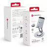 Asztali tartó állvány telefonokhoz/tabletekhez Forcell F-Grip Fold Stand 3 360 szürke