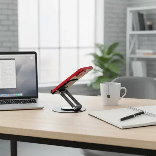Asztali tartó állvány telefonokhoz/tabletekhez Forcell F-Grip Fold -5903396398537 7 kép