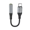 USB-C - 3.5 mm Jack LS36 adapter Hoco, fekete
