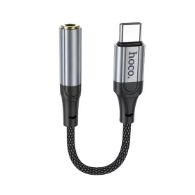 USB-C - 3.5 mm Jack LS36 adapter Hoco, fekete