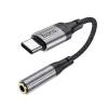 USB-C - 3.5 mm Jack LS36 adapter Hoco, fekete-6942007608886 2 kép