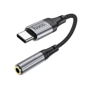 USB-C - 3.5 mm Jack LS36 adapter Hoco, fekete-6942007608886 2 kép