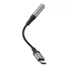 USB-C - 3.5 mm Jack LS36 adapter Hoco, fekete-6942007608886 3 kép