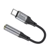 USB-C - 3.5 mm Jack LS36 adapter Hoco, fekete-6942007608886 4 kép