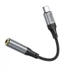 USB-C - 3.5 mm Jack LS36 adapter Hoco, fekete-6942007608886 5 kép