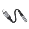 USB-C - 3.5 mm Jack LS36 adapter Hoco, fekete-6942007608886 6 kép