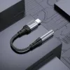 USB-C - 3.5 mm Jack LS36 adapter Hoco, fekete-6942007608886 7 kép