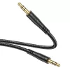 Hoco 1 m UPA24 fekete 3,5 mm-es Jack Jack kábel
