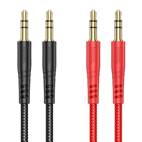 Hoco 1 m UPA24 fekete 3,5 mm-es Jack Jack kábel-6931474789136 4 kép