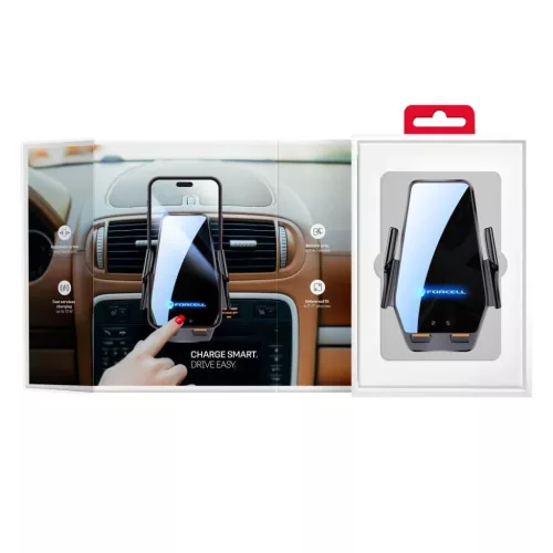  Forcell F-Grip HS6 15W fekete szélvédőre / szellőzőrácsra autó-5903396449963 6 kép